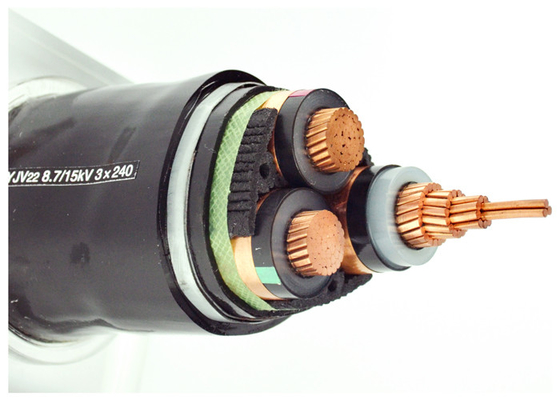 CHINA CU/XLPE/STA/PVC gepantserde Elektrokabel 3 Kabel van de de Band de Gepantserde Hoogspanning van het Kernstaal leverancier