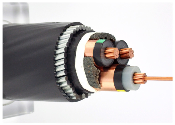 CHINA Middelgrote Voltage Gepantserde Elektrokabel iec60502-2 IEC60228-Norm leverancier