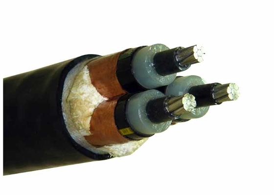 CHINA Gepantserde Elektro van de Kabel33kv 3 Kern 185mm2 AL/van XLPE/van pvc Inktdruk leverancier