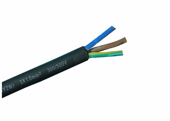 CHINA Flexibele Koperen geleiderrubber geïsoleerde kabel YZW 300/500V 1.5mm - 400mm leverancier