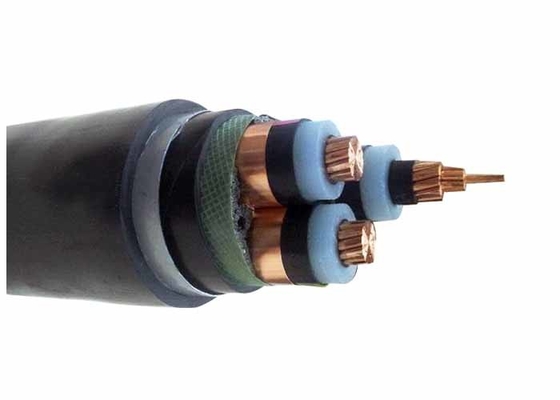 CHINA Middelgrote de Band Gepantserde Elektrokabel 3 van het Voltagestaal Fasecu/XLPE/STA/pvc-Machtskabel leverancier