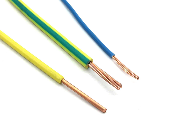 CHINA PVC-type ST5 PVC-schede Elektrische kabel Draad Koperkern Aarddraad 500v leverancier