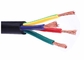 Pvc stak Elektrokabeldraad met Flexibele Koperen geleider 4 Kern in de schede Flex Kabel leverancier