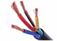 Pvc stak Elektrokabeldraad met Flexibele Koperen geleider 4 Kern in de schede Flex Kabel leverancier