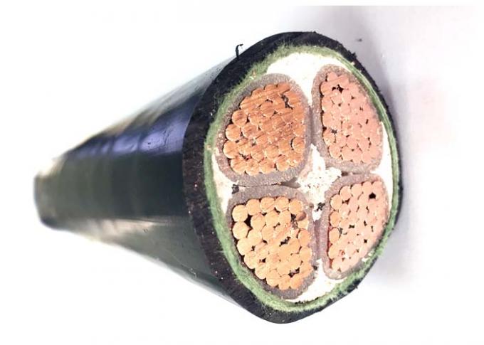 XLPE Geïsoleerde pvc-Schede 185 Sq Elektrokabel LV van mm boort daar Gepantserde Machtskabel uit