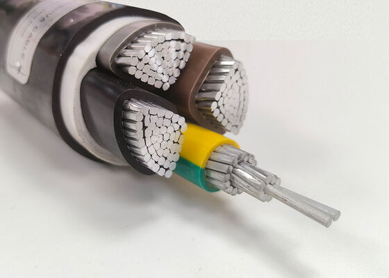 CHINA N2XRY 4x35mm2 Zuurstofvrij Koper PVC Geïsoleerde Kabel Gepantserde Stroomkabel voor Ondergronds 0.6/1kV leverancier