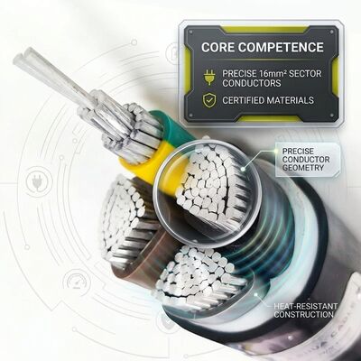 CHINA NYY-J 4x16mm2 PVC Insulated Cable 125C High Temperature Furnace Power Cable IEC60502 leverancier