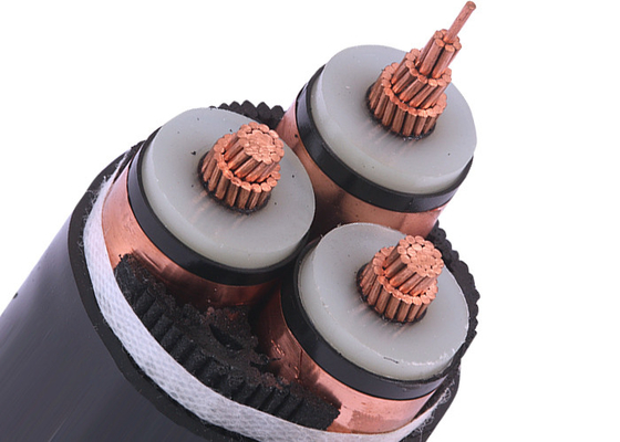 CHINA 3 Kabel van kern12.7/22kv 3x185SQMM Unarmored de Ondergrondse pvc XLPE leverancier