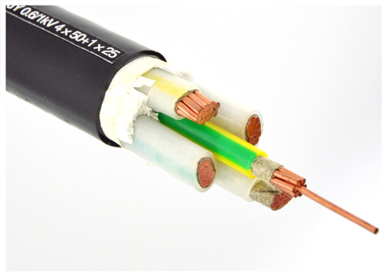 CHINA IEC60754 pvc stak de Enige Kabel van de Kernlsoh LSZH Macht in de schede leverancier