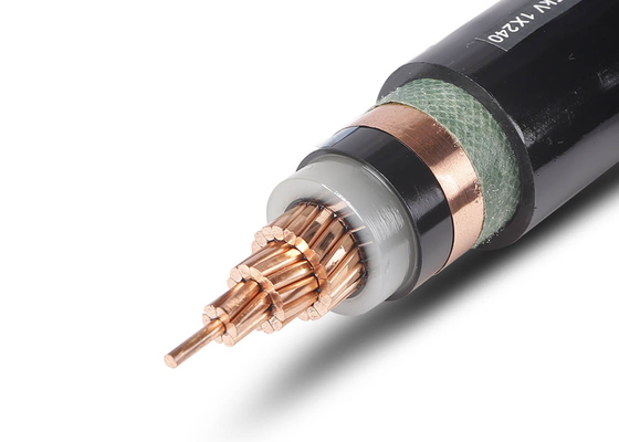 3 Core XLPE Geïsoleerde MV Power Cable Stranded Copper Conductor voor het leggen van Shenghua leverancier