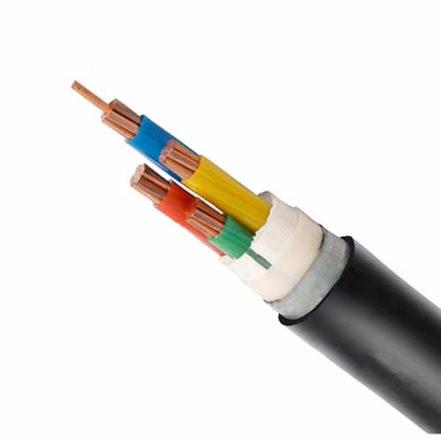 Temperatuur XLPE Geïsoleerde stroomkabel Kopergeleider 0.6/1kV 90.C Zwarte PVC jas leverancier