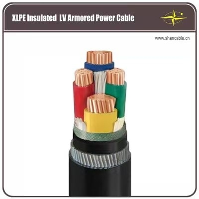Kabel van de Shenghua Group 0,6kv Vijfkern XLPE-geïsoleerde kabel voor industriële toepassingen leverancier