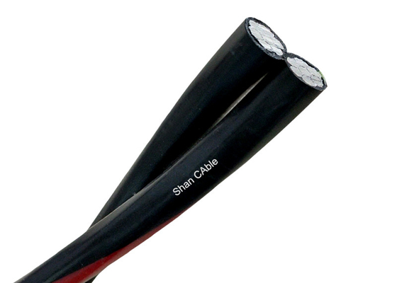 Shanghai Shenghua Cable XLPE / PVC Insulated Aerial Bundled Cable , Triplex Service Drop Cable leverancier