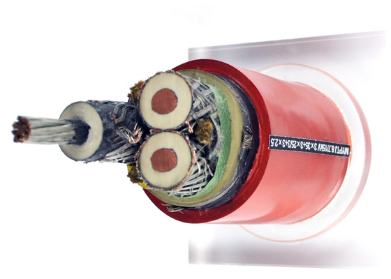 Shenghua Stroomkabel 8.7 / 15 KV Rubber Flexibele Kabel MYPTJ Milieuvriendelijk Voor Zwaar Materieel leverancier