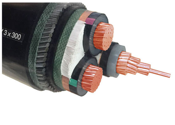 Shenghua Kabel Koperen Geleider XLPE PVC Geïsoleerde Staaldraad Gewapende Elektrische Kabel Zwarte PVC Mantel LV Kabel leverancier