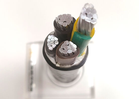 N2XY 4x95mm2 Zuurstofvrij koper PVC geïsoleerde meerkernstroomkabel voor elektriciteitscentrales 0,6/1kV leverancier