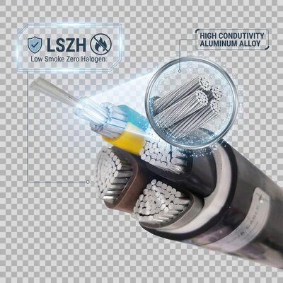 VGV 3x4mm2 UV Resistant PVC Insulated Cable Outdoor Overhead 0.6/1kV IEC60502 Copper leverancier