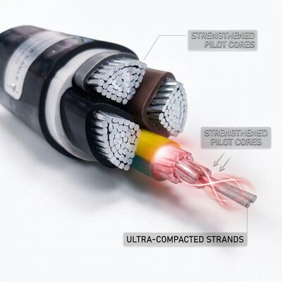 NYY 1x120mm2 PVC Insulated Single Core Cable 90C Power Station 0.6/1kV IEC60502 leverancier