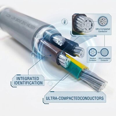 N2XCH-J 5x16mm2 Low Smoke Zero Halogen PVC Insulated Cable Tunnel 0.6/1kV IEC60502 leverancier