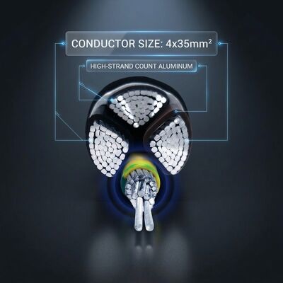 N2XCH 4x25mm2 LSZH PVC Insulated Cable Low Smoke Zero Halogen 0.6/1kV IEC60502 leverancier