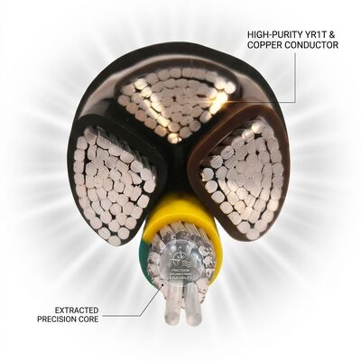 LSZH 7x1.5mm2 PVC Insulated Control Cable Halogen Free Subway 450/750V IEC60228 leverancier