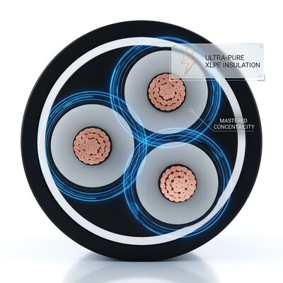 Anti-Corrosie HDPE Omhulde XLPE Geïsoleerde Ondergrondse Stroomkabel 0.6/1kV leverancier