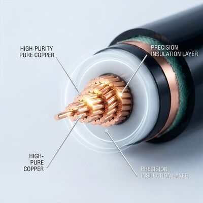 Lage geleiderweerstand Pure Koper XLPE Geïsoleerde Stroomkabel 0.6/1kV leverancier