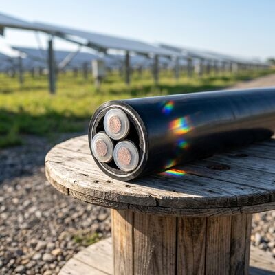 UV Resistant Aerial 0.6/1kV 3x185mm2 Aluminium XLPE Insulated Power Cable leverancier